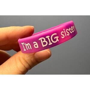 I'm a Big Sister TODDLER Bracelet : Welcome Bandz Birth Announcement Bracelets